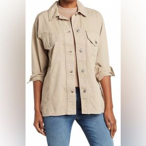 Topshop oversized denim shirt